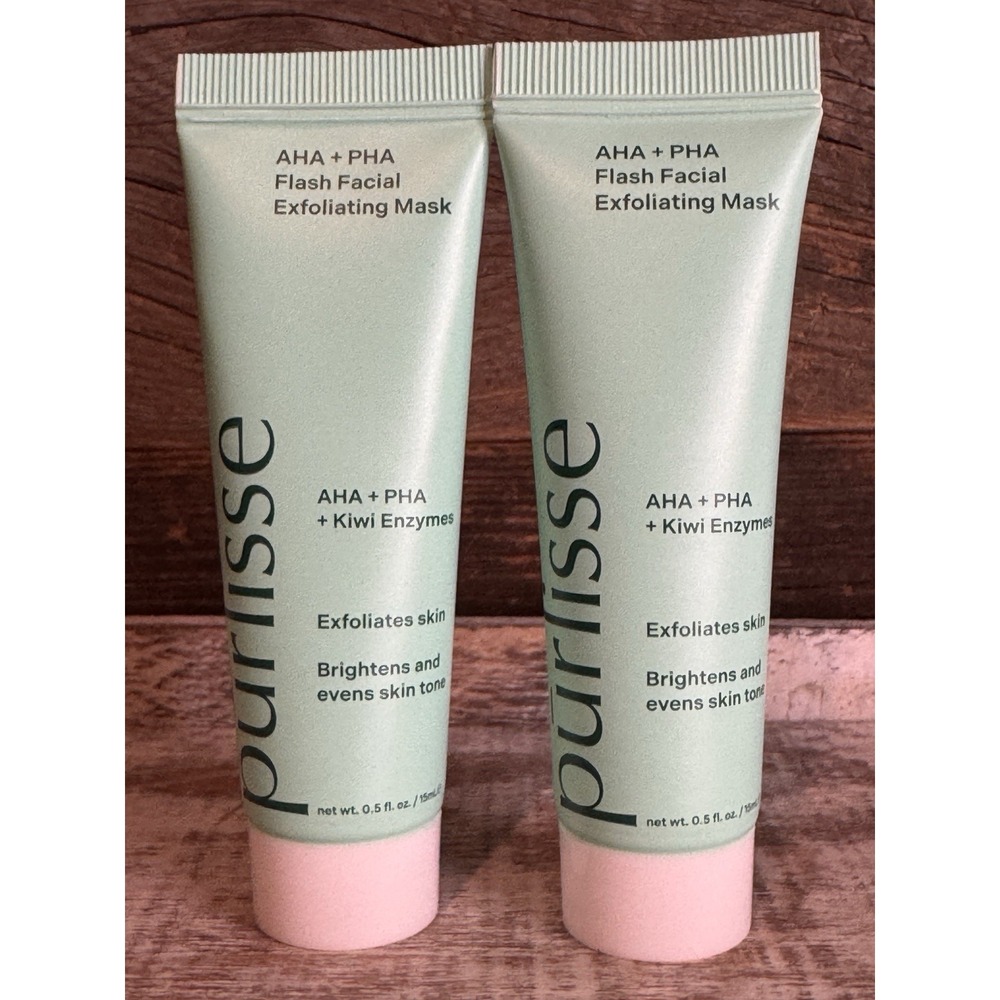 Purlisse AHA +‎ PHA Flash Facial Mask 0.5 fl oz Deluxe Mini | $10 MSRP